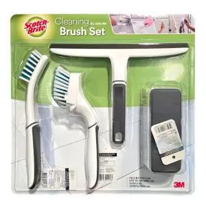 3M 스카치브라이트 청소용 브러쉬 4종 세트 코스트코 다용도 핸디 타일틈새 유리닦이