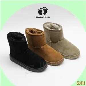 행텐 어 그 미들 컴포트 털 윈터 여성 부츠/블랙 베이지 브라운/겨울엔 앵클부츠 따뜻한 슈즈 클래식 어그 보급형 따뜻한 데일리 슈즈