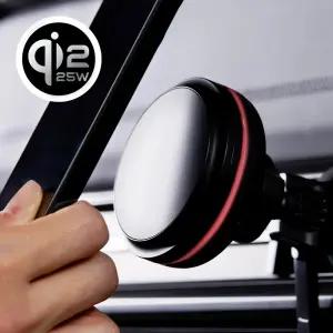 메이튼 차량용 Qi2.2 냉각 맥세이프 거치대 핸드폰 고속 무선 충전기 자석 펠티어 밴타