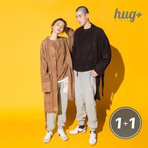 [2개입] 허그플러스 성인 샤워가운 로브 목욕가운 겨울 호텔 샤워로브