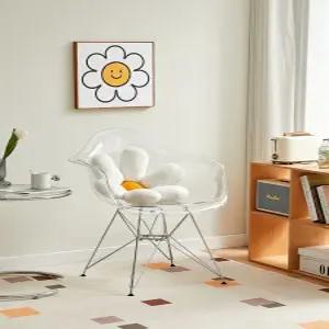 암체어 투명 의자 등받이 (디자인 카페 A 아크릴 인테리어 옵션 사진참조)