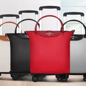 시장바구니캐리어 바퀴달린시장바구니 휴대용 시장바구니 레드 A