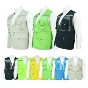 고품질 형광 안전 조끼 건설 작업복 택배 경비 택배조끼 조끼 신호 (WFKAO7H)