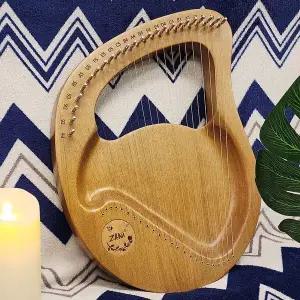 [하프클럽/]마호가니 24음계 리라 클래식 악기 수제 음계