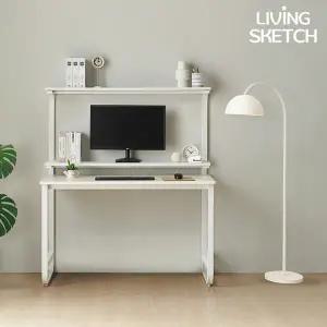 [리빙스케치] 국내제작 옥스퍼드 900 높은 선반형 2단 A타입 책상[착불]E0등급 컴퓨터 학생용