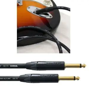 [하프클럽/]일렉기타용 베이스 케이블 3미터 통기타 악기 케이블