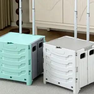 접이식 손수레 마트 쇼핑 캐리어 카트 (WFKBFFS)