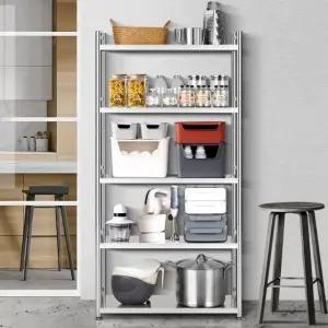 5단750스텐선반 메탈진열대 자취방 팬트리랙 5단750 다용도 볼넓은 (WFKBJ32)