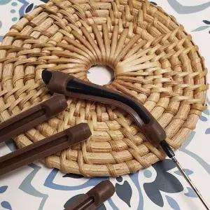 고품질 브라운 실리콘 다리 안경 커버 (WFKBKNN)