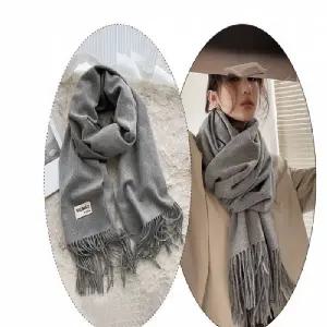 캐시미어 여성 머플러 겨울 스카프 숄 보온 목도리