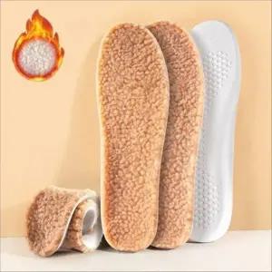 양털깔창 겨울보온 메모리폼 쿠션인솔 등산화 운동화용