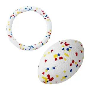 강아지 대형견 장난감 링 럭비 SET1 애견 물세척 토이 WF806C4