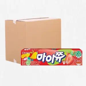 [로지프로] 크라운 마이쮸 딸기맛 44g 120개입 (1박스) 탕비실간식 비타민간식