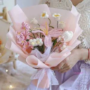 재롱잔치 졸업식 꽃다발 뜨개 발표회 니트 향기나는bcd544