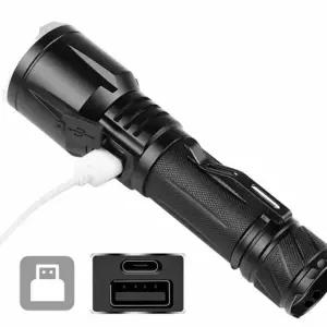 칩 라이트 LED 줌 충전식 손전등 후레쉬 랜턴