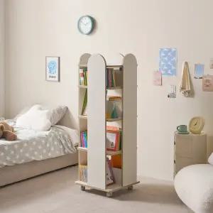 아이방 작은 도서관 회전책장 (4단 바퀴형) WB670