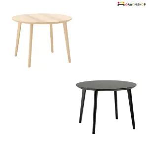 LISABO 튼튼한 원목의 원형 식탁/테이블