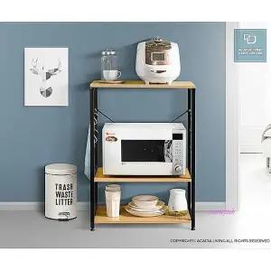 레인지대 전자렌지 오븐 수납장 선반 광파 원목 전자 레인지장 오븐렉 밥솥 렌지대 밥솥장 다이 렌지장yza0