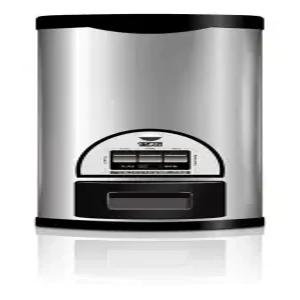 20kg 쌀냉장고 스테인레스 저장 스마트 자동 방습 밀폐 실버 블랙 매립형 쌀 쌀통