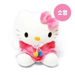 캐릭터 헬로키티 스커트인형 소형 핑크 고양이인형 20cm