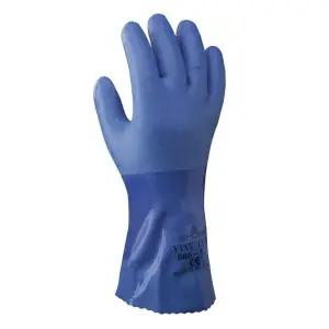 석유 화학약품 고무장갑 내유 PVC 코팅장갑 L 살포작업 어부장갑 산업용 농사용 농가