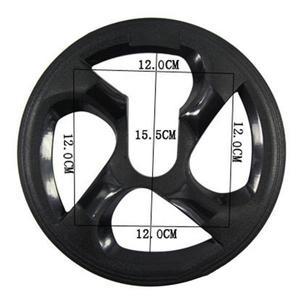 48 치아 12cm 자전거 크랭크 셋 체인 휠 커버 보호 블랙 가드 사이클 부품