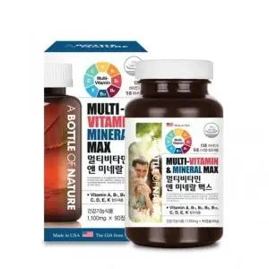 어바틀 멀티비타민 앤 미네랄 맥스 1100mg x 90정