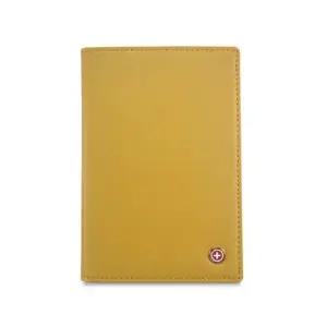 소가죽 여권지갑 골드옐로우 1P 여행용 케이스 지갑