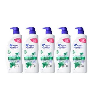 헤드앤숄더 두피토탈솔루션 쿨멘솔 샴푸 850ml x5개