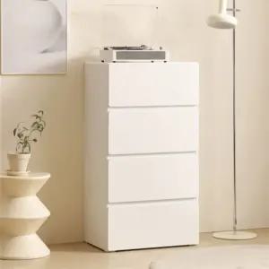 흰색4단 600 화이트4단서랍장 의류서랍장