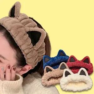 세안 세수 헤어 밴드 샤워 귀여운 세면 머리띠-WFI282F