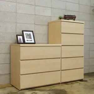 빅수납 서랍장세트 (800광폭3단+600 5단) BJ5771