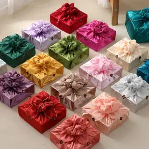 선물포장 혼수 이바지포장 대형 사이즈 108x108cm 명절 고급보자기 천 한복재질 예단보자기