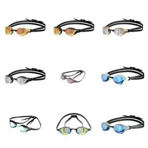 아레나 코브라 코어 스와이프 미러 수경 수영 고글 라임 코랄 에매랄드 003251