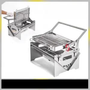 회전식 숯불구이기 접이식 바비큐 그릴 야외 바베큐용