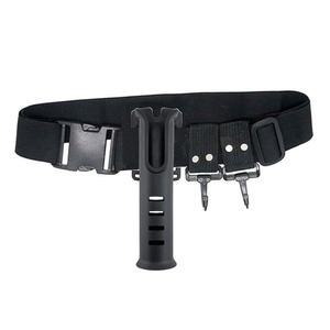 조절 가능한 낚시용 웨이더 벨트가 있는 빅트론 낚싯대 홀더 블랙