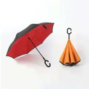 특수 C형 손잡이 거꾸로우산 역반전 우산 발수코팅-WFIK7CM