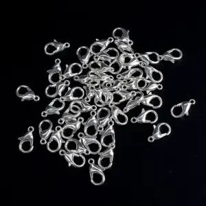 실버 랍스터고리 비즈공예부자재 50개입 개고리 트랩 골드개 마감장식 팔찌 주얼리 재료 용품 공구