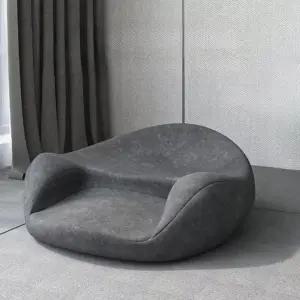 메모리폼 방석 명상 좌선 바닥 회색 기도 쿠션 라이트블루