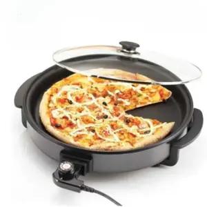 전기 피자 다용도 지짐 조리 전기 프라이팬 대형 알루미늄 휴대용 식탁용 삼겹살 멀티 그릴 캠핑 생선 전골