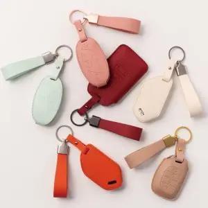 무료각인 럭스 고급 가죽 자동차 스마트키케이스 차키케이스 제네시스 현대 기아 쌍용 벤츠 BMW 벤츠