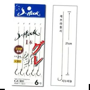 묶음바늘 씨타임 JHOOK 케브라 외바늘 지누 민물 채비