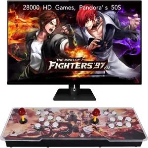 FVBADE 32000 게임 in 1 78S 판도라 박스 아케이드 콘솔 PC 프로젝터 TV 3D 14 플레이어 더블 조이스틱