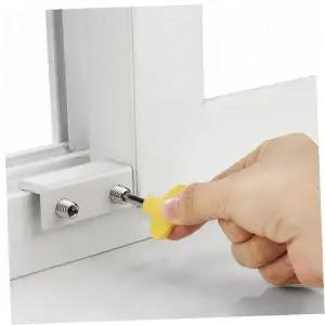 창문 미끄럼 방지 고정 장치 어린이 안전 보호 샷시 열림 제한 잠금 장치 가정