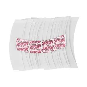 사비타 36pcs 레이스 가발용 가발 테이프 울트라 홀드 보이지 않는 방수 양면 전면 투피 스트립 (흰색)