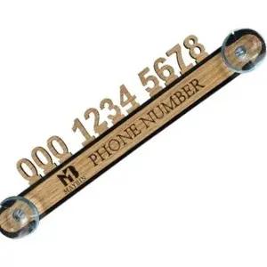 자동차 XH714883 연락처번호판 흡착식 핸드폰 새차 스티커