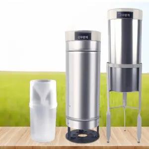 농사용 강우량계 빗물 야외 측우기 스테인리스 일체형 날씨 장마철 우량측정기