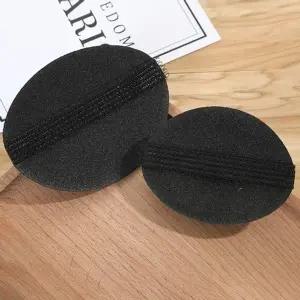 헤어머리뽕 머리패드 부착 블랙2종 2종세트 스펀지-WFIVQDD