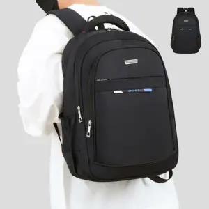 남자 데일리 심플 캐주얼 옥스포드 생활방수 노트북 백팩