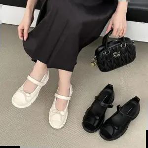 여성플랫 리본 플랫폼 찍찍이 스니커즈 메리제인 플랫 여자